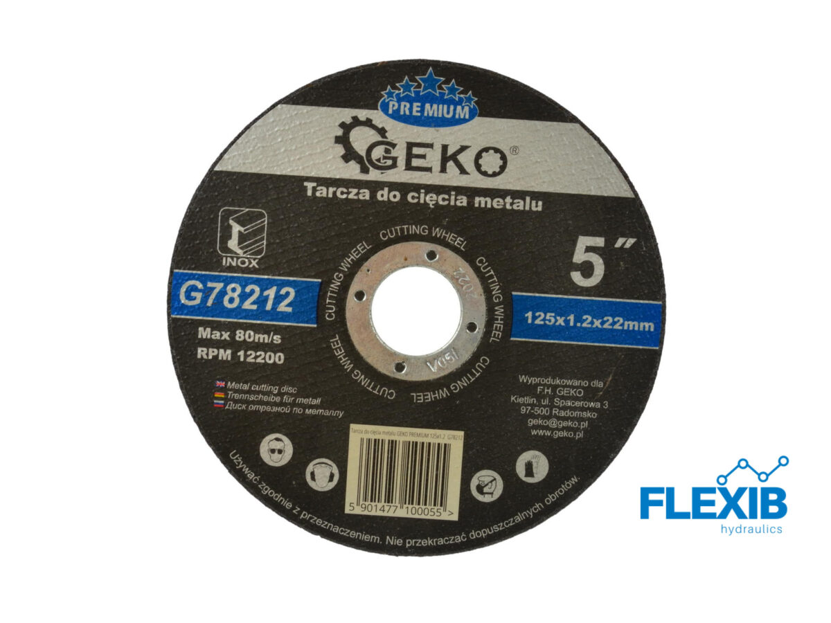 Lõikeketas Geko Premium 125×1.2 Ehitustööriistad Lõikeketas Geko Premium 125x1.4