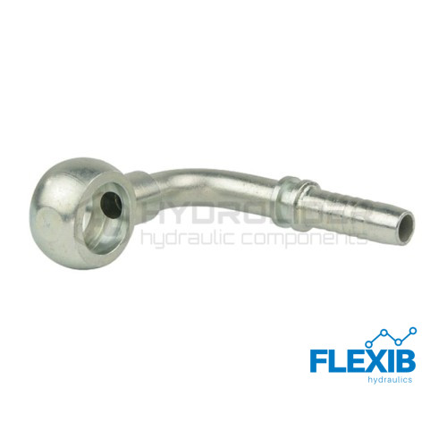 RNM-90 banjo nurgaliitmik DN10 1/2SN aas 16mm K:15mm Hüdrvoolikute ühendused