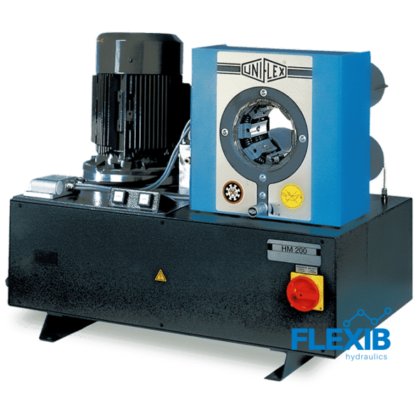 Uniflex HM 200.4 – Statsionaarne töökoja hüdrovooliku press (130t) Hüdrovooliku pressid crimper