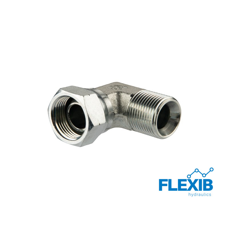 Hüdrauliline nurkliitmik tüüp AB, keermed BSP 3/4″ – BSP 3/4″ Hüdraulika Hüdrauliline nurkliitmik tüüp AB, keermed BSP 3/4″ – BSP 3/4″ Hüdraulika
